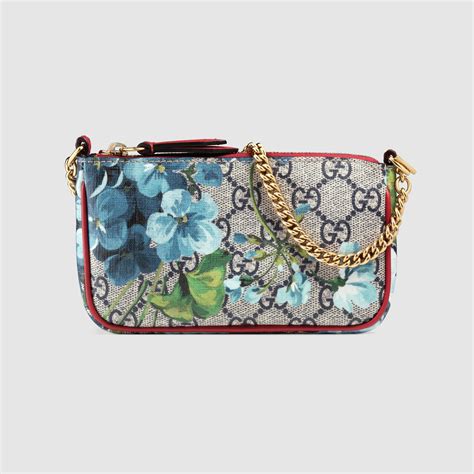 gucci bloom mini chain bag|Gucci Bloom clutch bag.